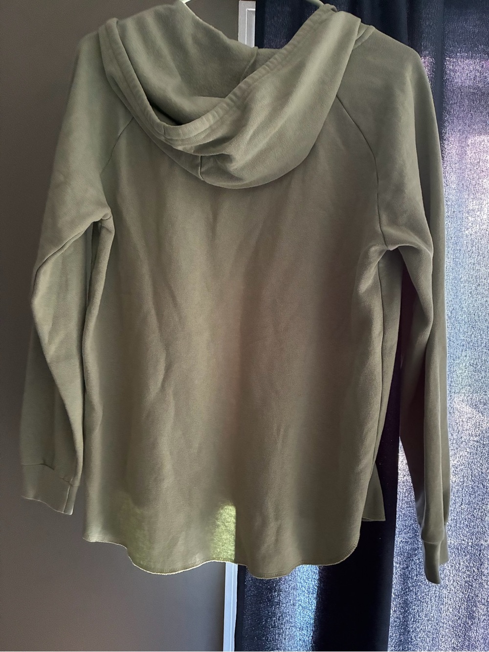 Everyday California Sage Green Women's Pullover Hoodie with Surf Bear Graphic - Picture 3 of 3